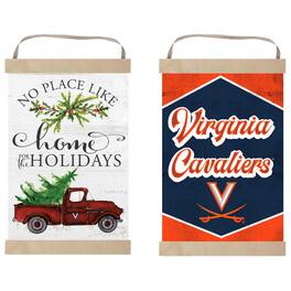 Jardine - Virginia Cavaliers 12" x 20" Reversible Banner Sign - White