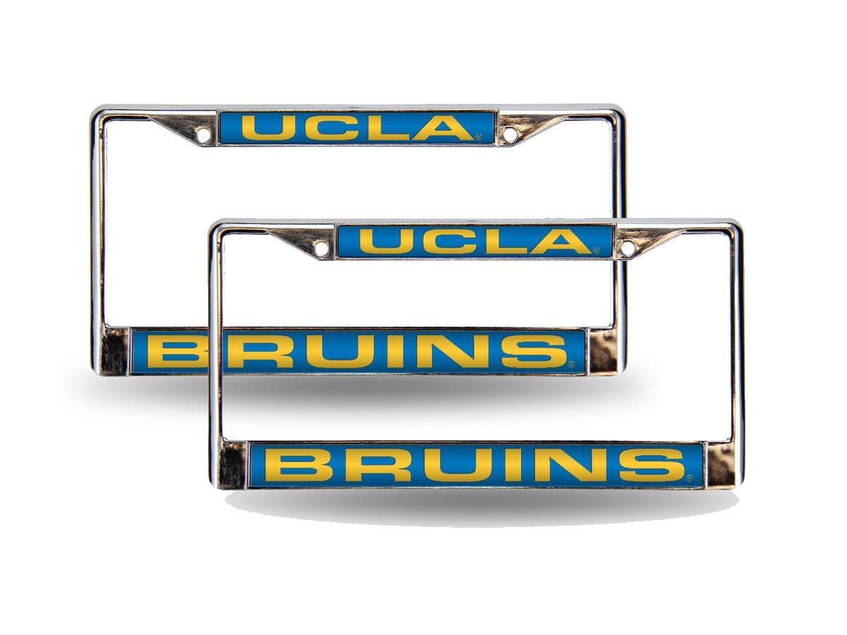 UCLA Bruins Chrome Metal Laser Cut License Plate Frame - Set of 2 Frames