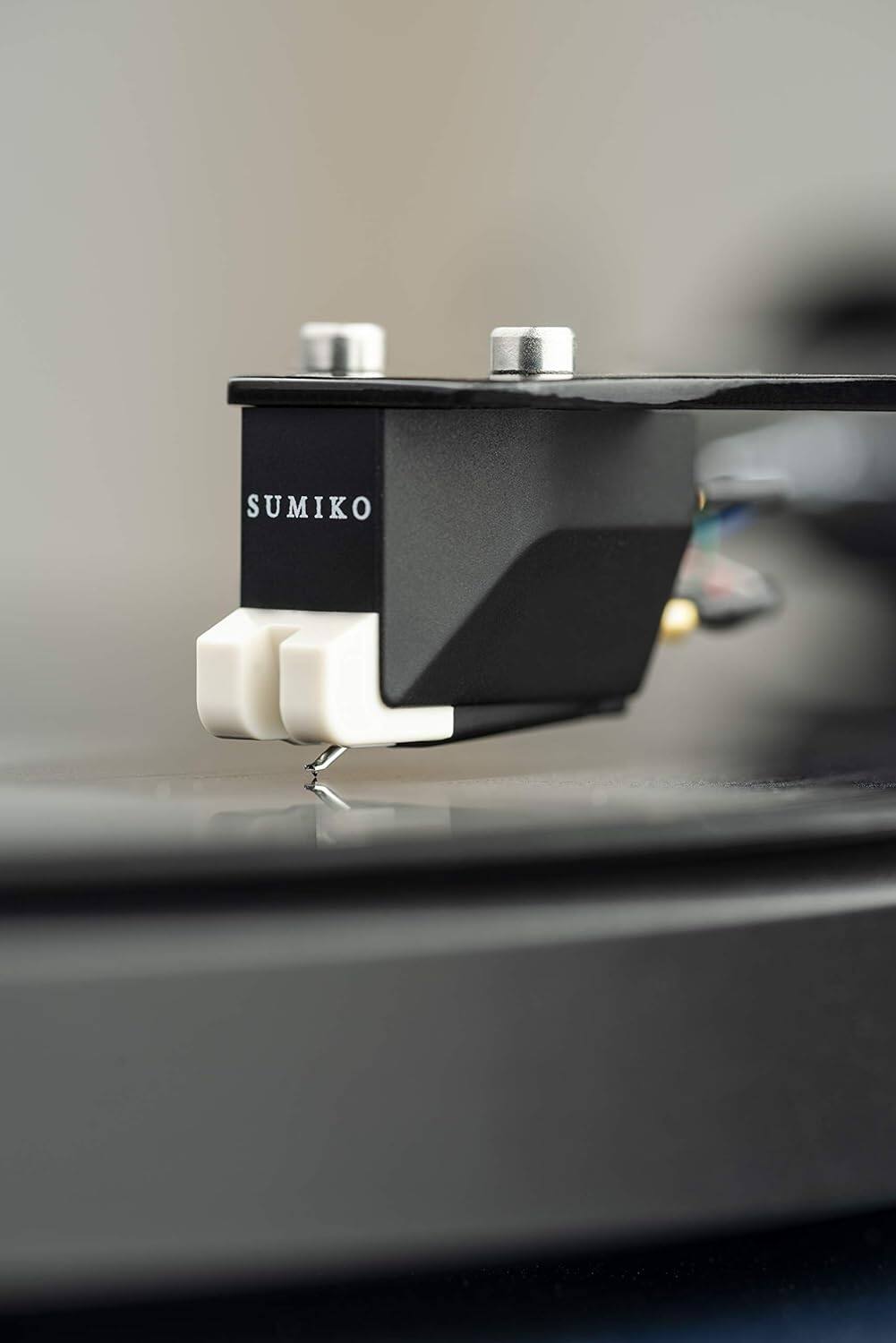 Alt View 2. Pro-Ject - Debut Carbon EVO Turntable with Sumiko Rainier Cartridge - Gloss White.