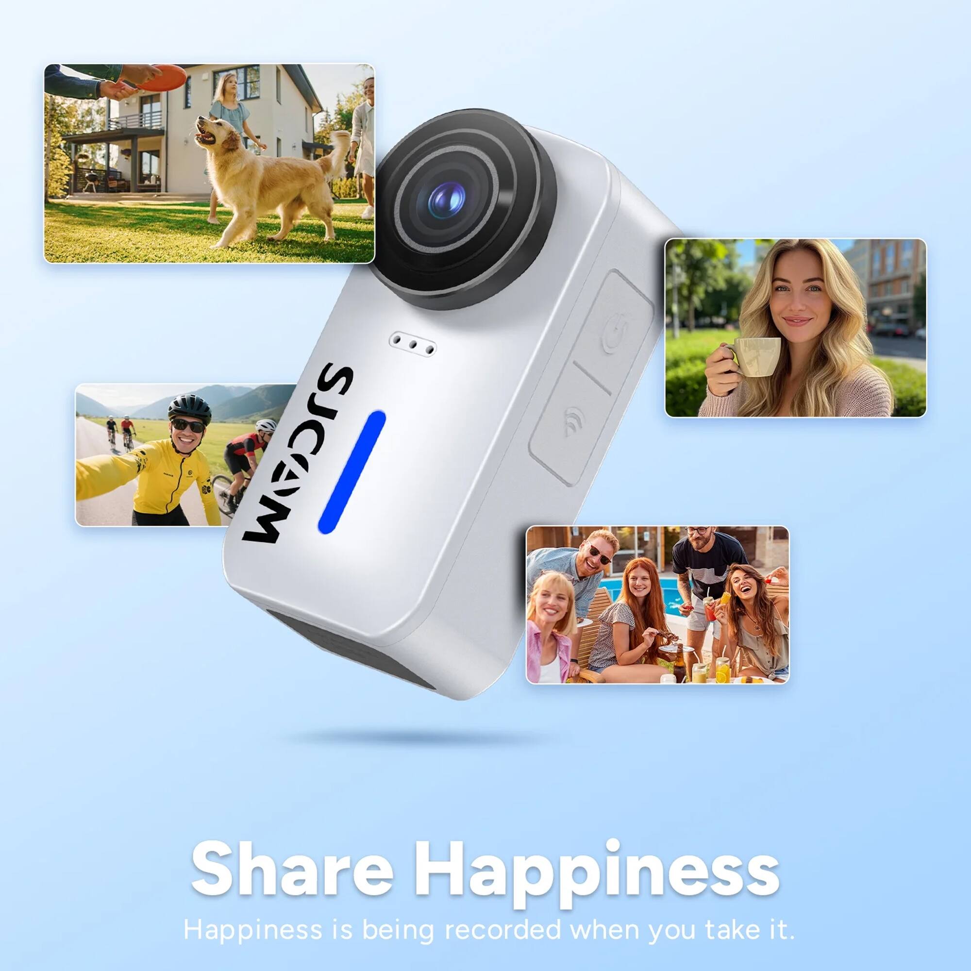 Share Happiness  
Happiness is being recorded when you take it.