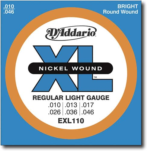 D Addario Light XL Electric Guitar Strings Silver EXL110 Best Buy