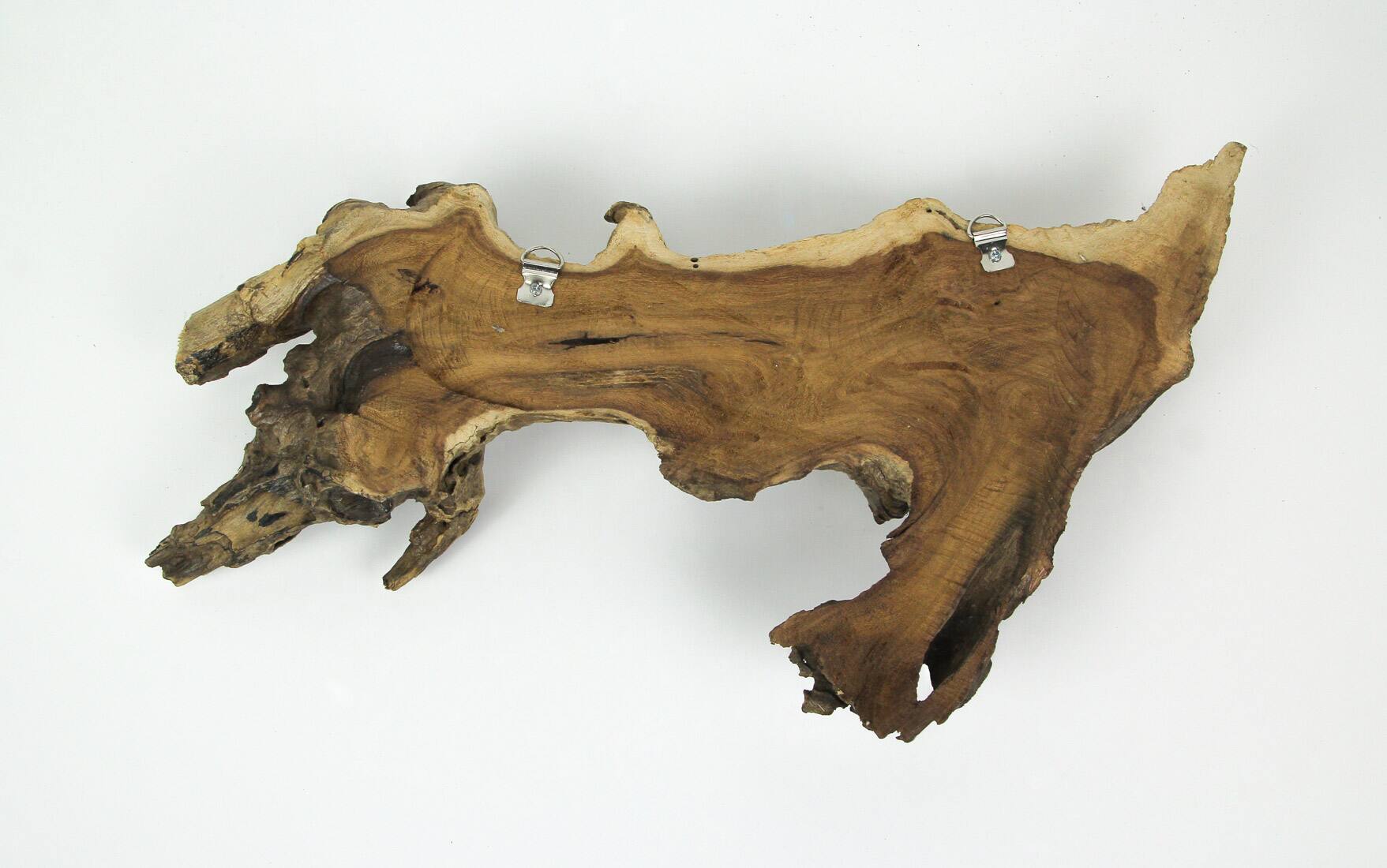 Alt View 2. Contrast Inc. - Carved Wood Humpback Whale Trio on Driftwood Base Wall Hanging - Brown.