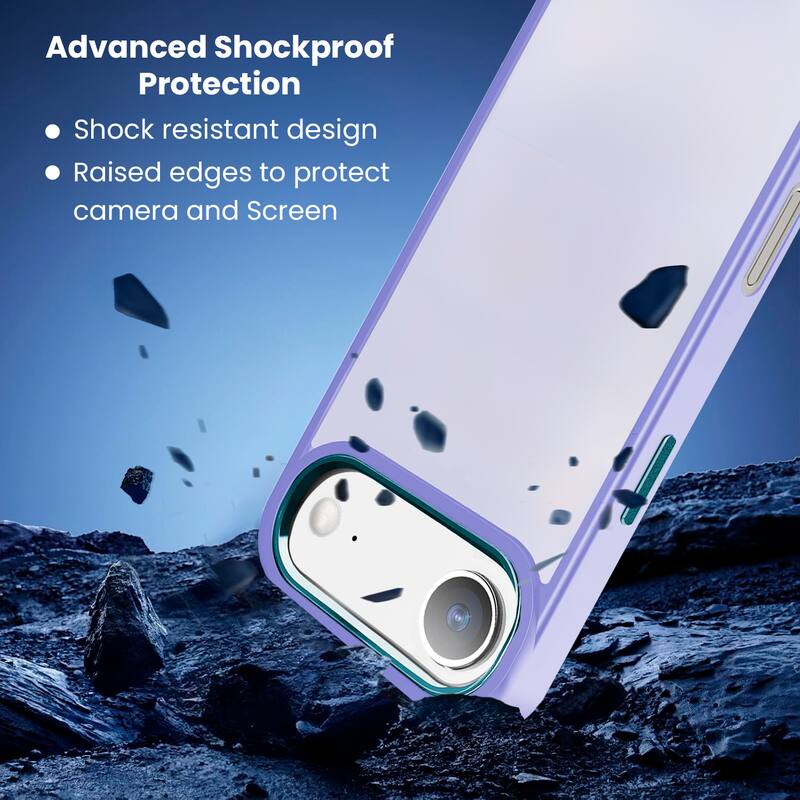 Advanced Shockproof Protection

- Shock resistant design
- Raised edges to protect camera and Screen