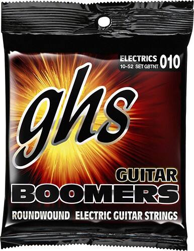 Front Standard. GHS - Boomers Nickel-Plated Steel Electric Guitar Strings.