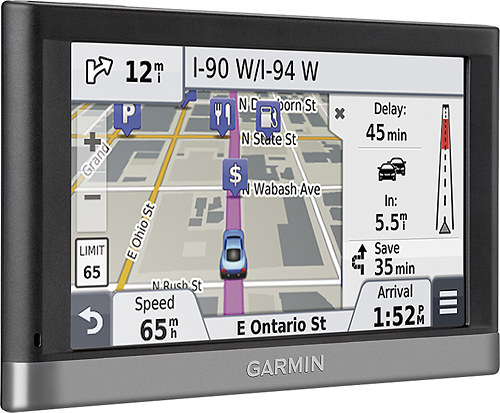 Best Buy: Garmin nüvi 2557LMT 5" Lifetime Map and Traffic Updates Portable Black/Silver 010-01123-23
