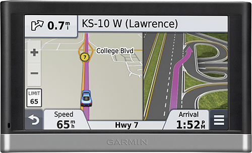 Industriel Ideel Med andre band Garmin nüvi 2557LMT 5" Lifetime Map and Traffic Updates Portable GPS  Black/Silver 010-01123-23 - Best Buy