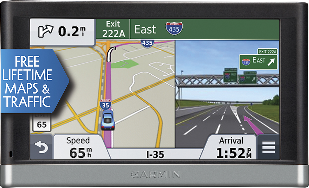 Teken een foto Maaltijd ventilatie Best Buy: Garmin nüvi 2597LMT 5" Built-in Bluetooth Lifetime Map and  Traffic Updates Portable GPS Black/Gray 010-01123-30