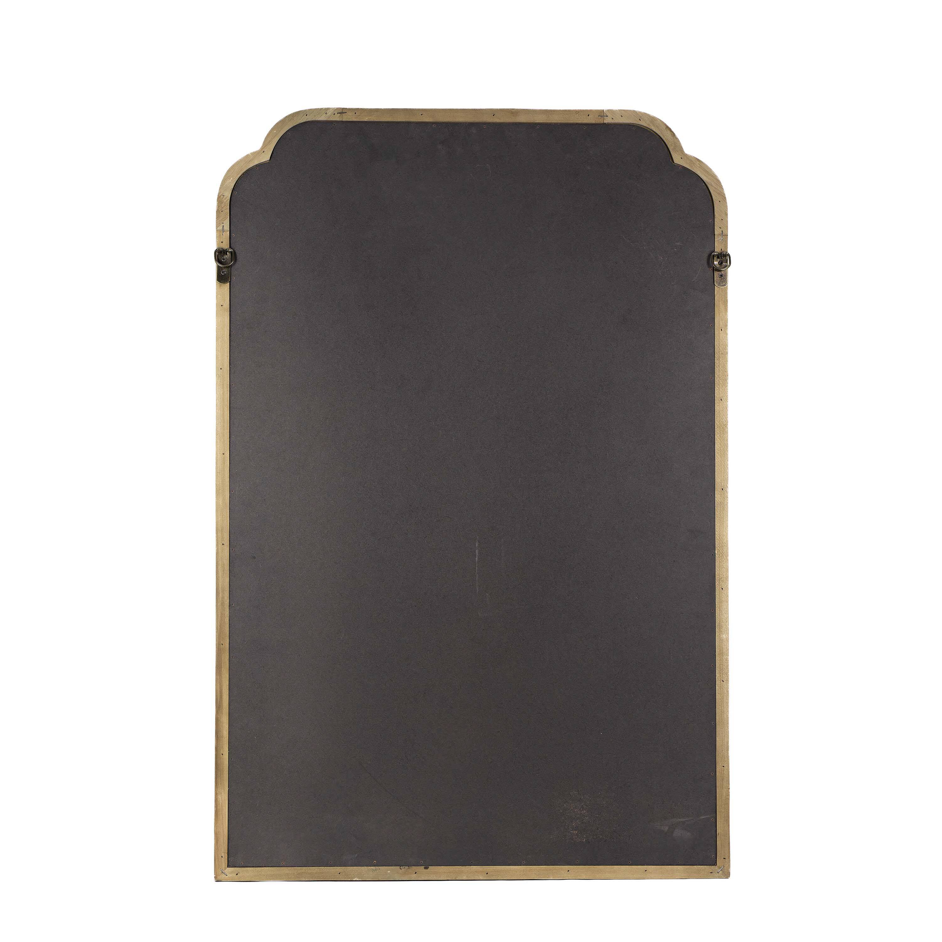 Alt View 5. Emma + Oliver - Julien Wall Mirror with Solid Wood Frame and Silver Backed Glass for Clarity for Entryways, Dining Rooms & More - Weathered.