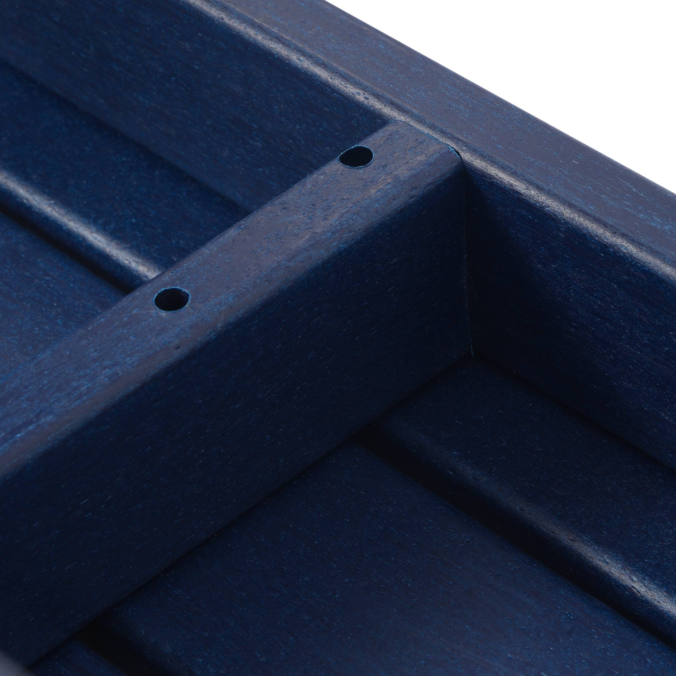 Alt View 5. WestinTrends - WestinTrends Malibu 35" length outdoor Coffee table for Adirondack chair - Navy Blue.