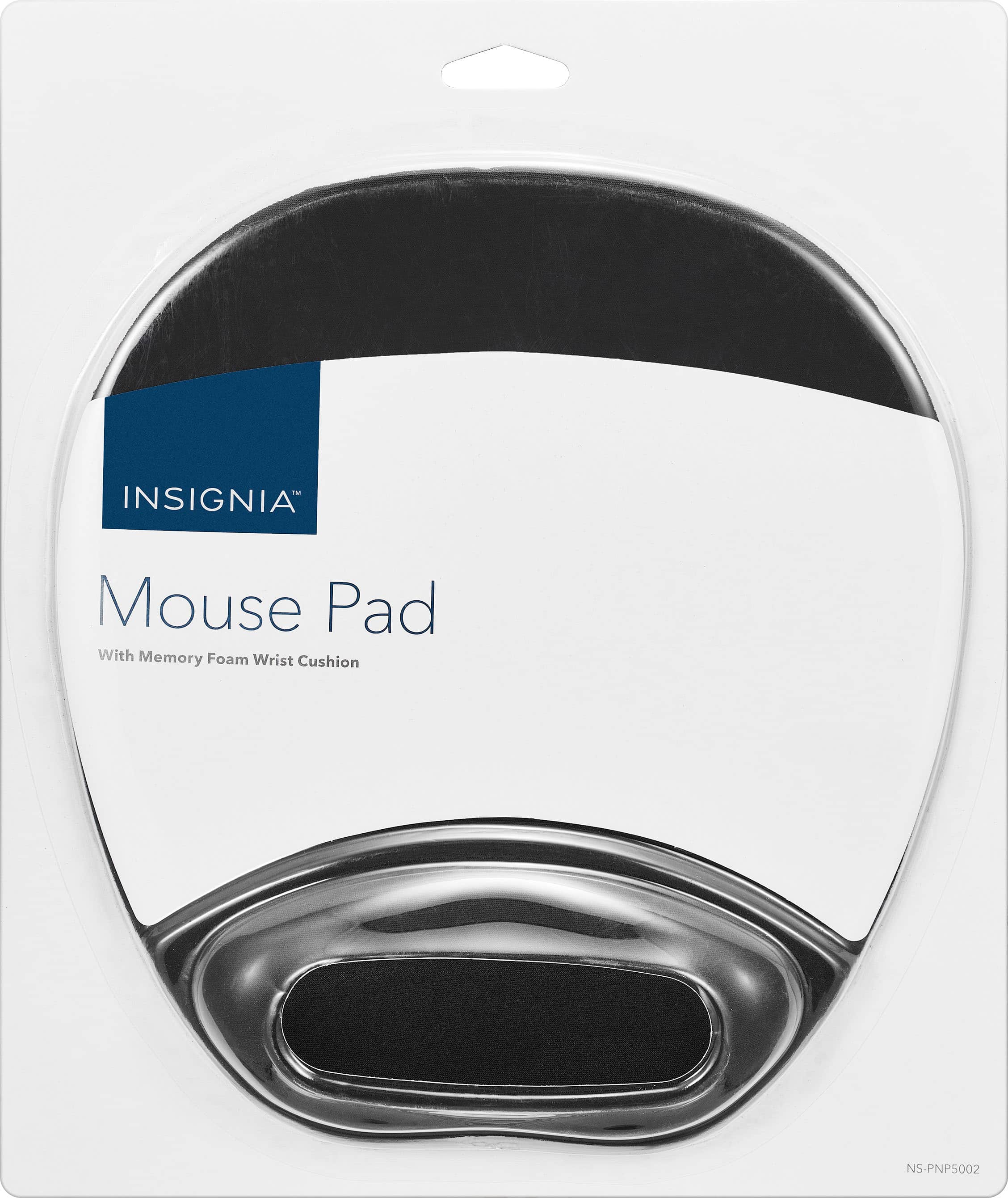 Alt View 11. Insignia™ - Mouse Pad with Memory Foam Wrist Rest - Black.