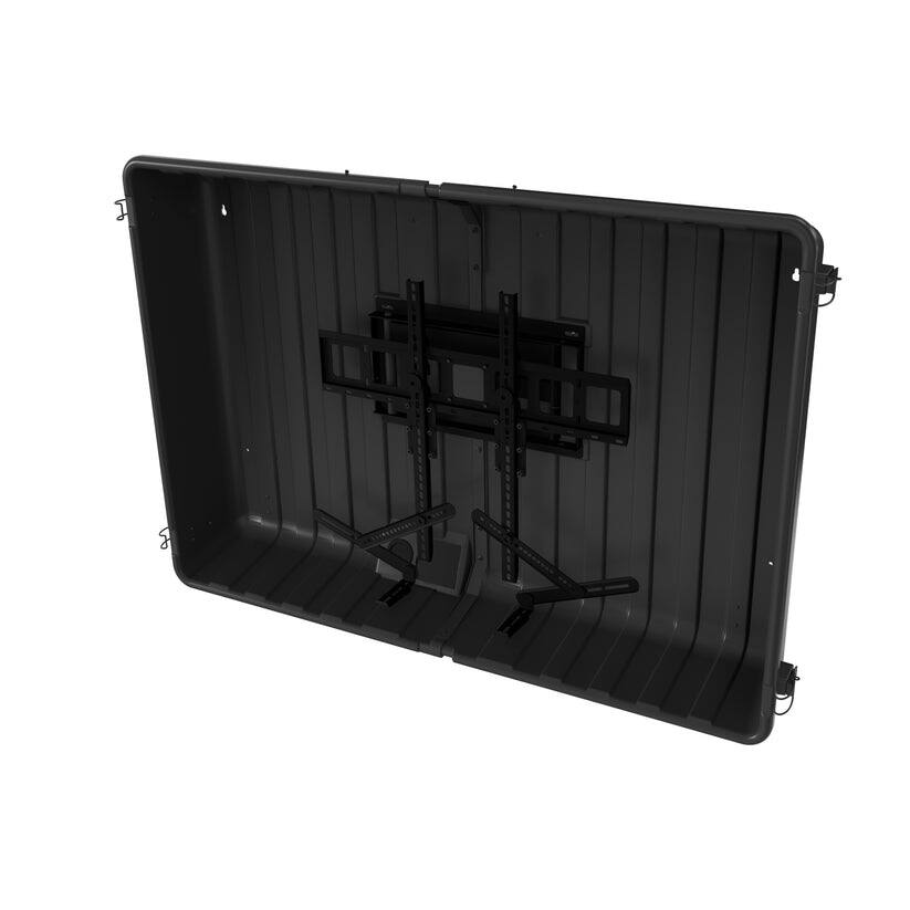 Angle. Storm Shell - Storm Shell Entertainment Series 44" Outdoor TV Enclosure - Black.