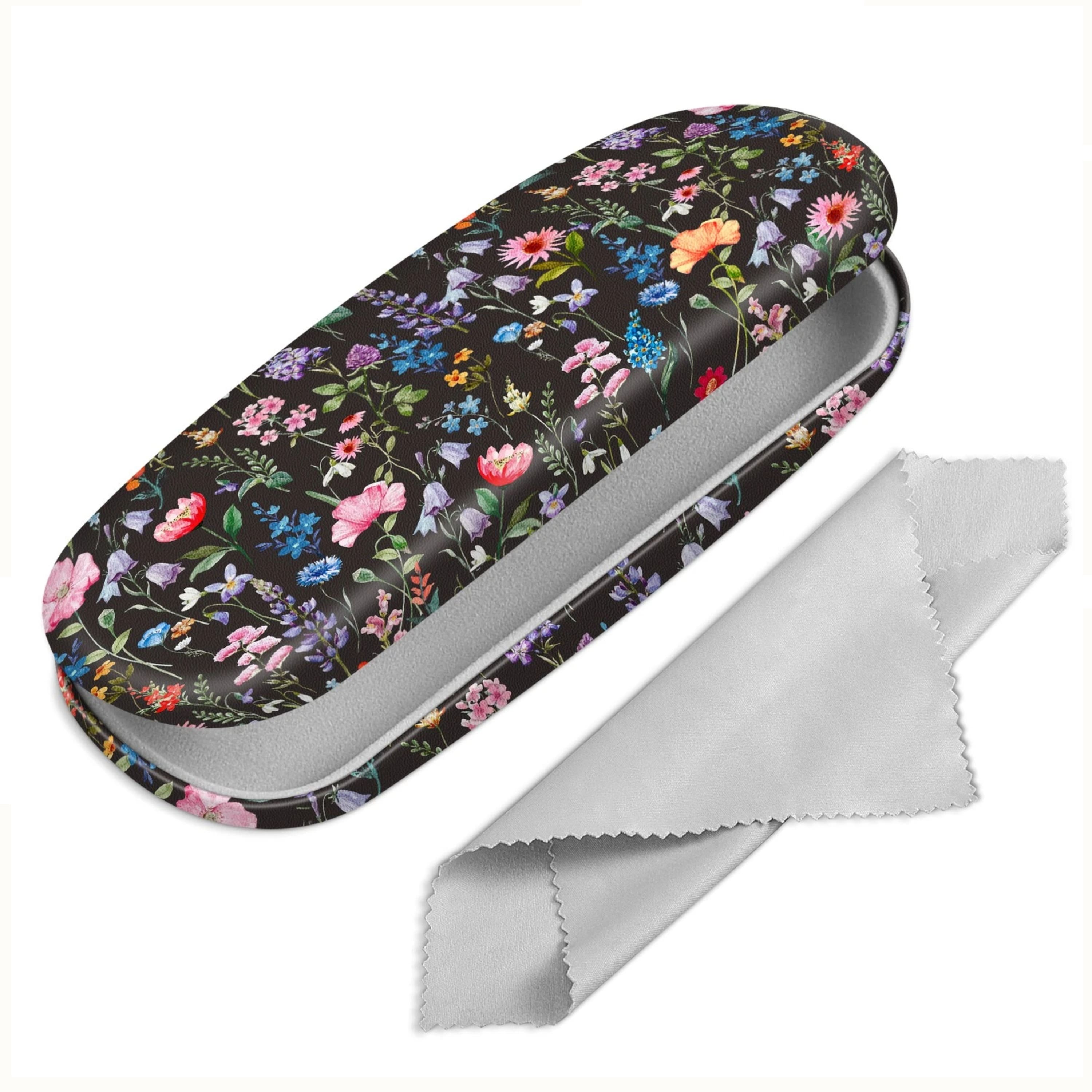 Kitcheniva - Portable Hard Shell Eyeglasses Case Protective Glasses Holder Box - Black Floral price history on PriceWatchPro