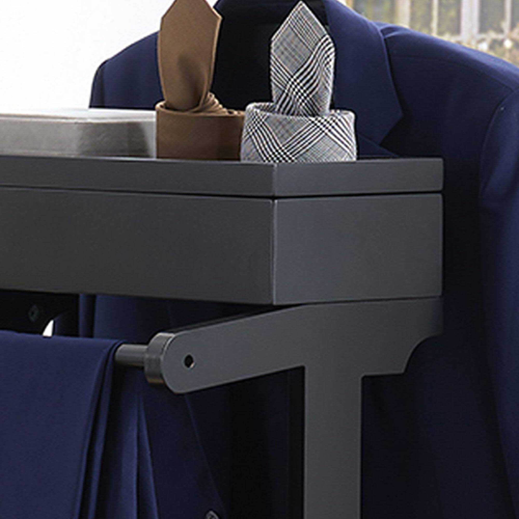 Back. Kings Brand Furniture - Kings Brand Furniture Mavy Valet Stand - Black.