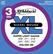 Front Standard. D'Addario - XL Nickel-Plated Steel Wound Guitar Strings (3-Pack).