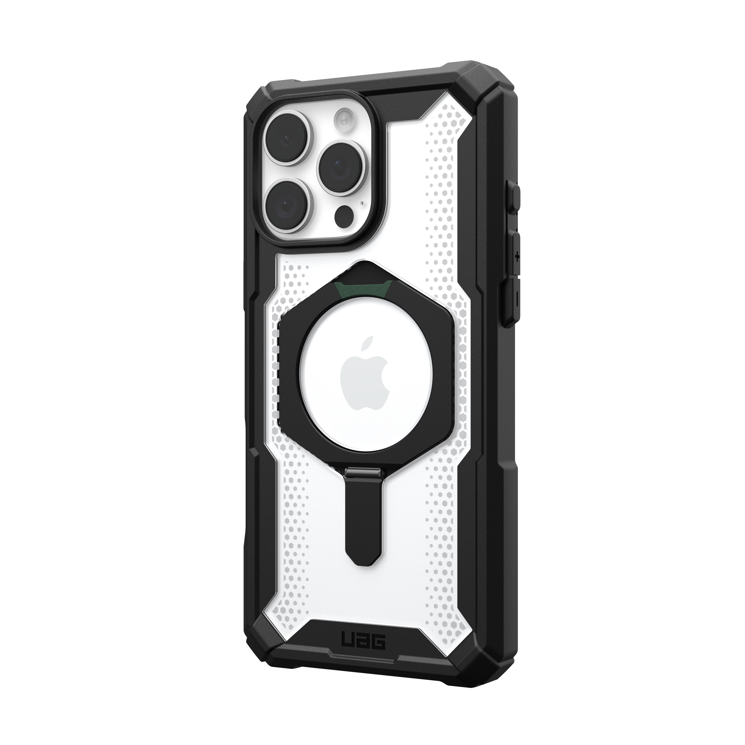 Alt View 3. UAG - Plasma XTE Series Case with Magsafe for Apple iPhone 16 Pro Max - Black/Clear.