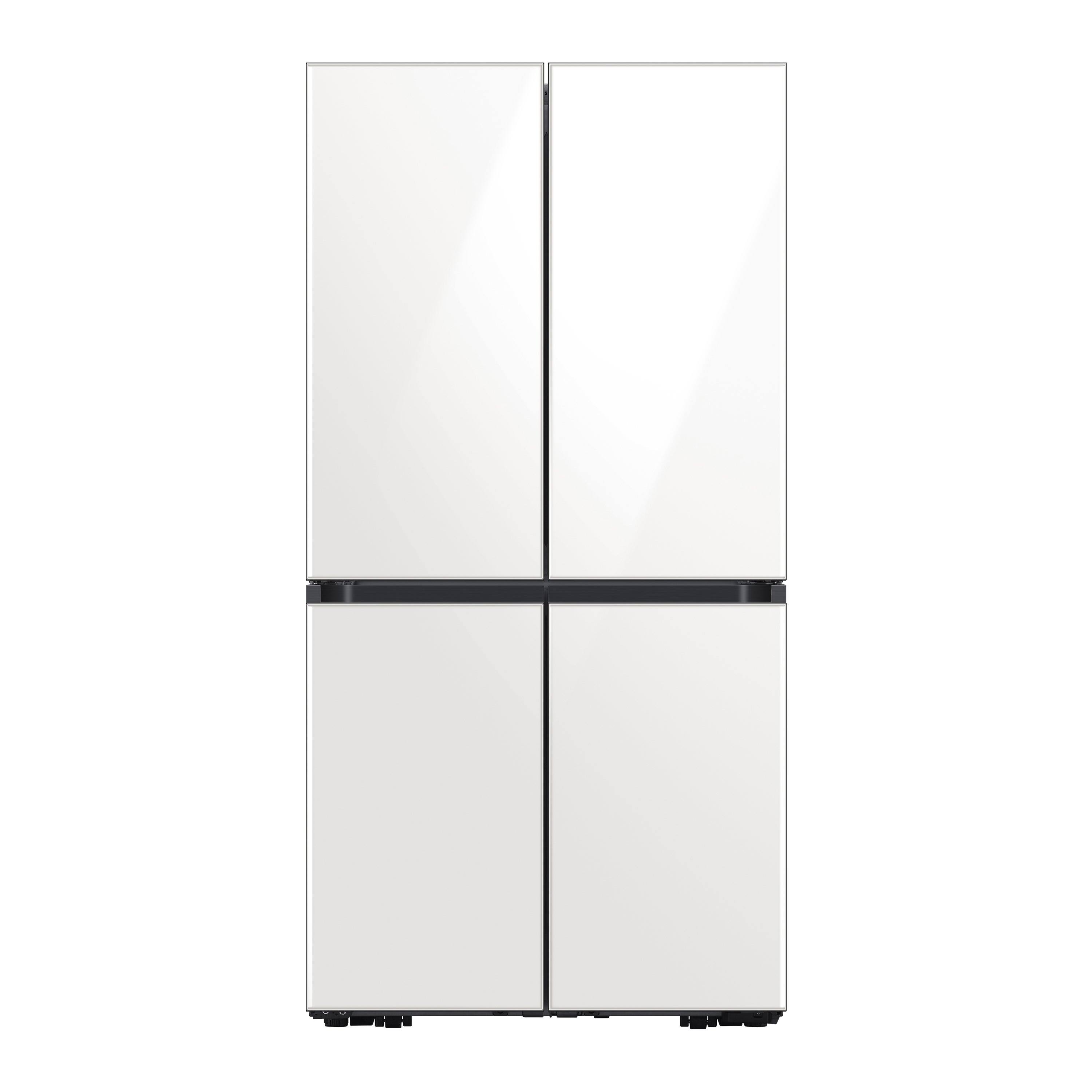 Alt View 15. Samsung - 23 cu. ft. Smart Counter Depth BESPOKE 4-Door Flex Refrigerator with Customizable Panel Colors - White.