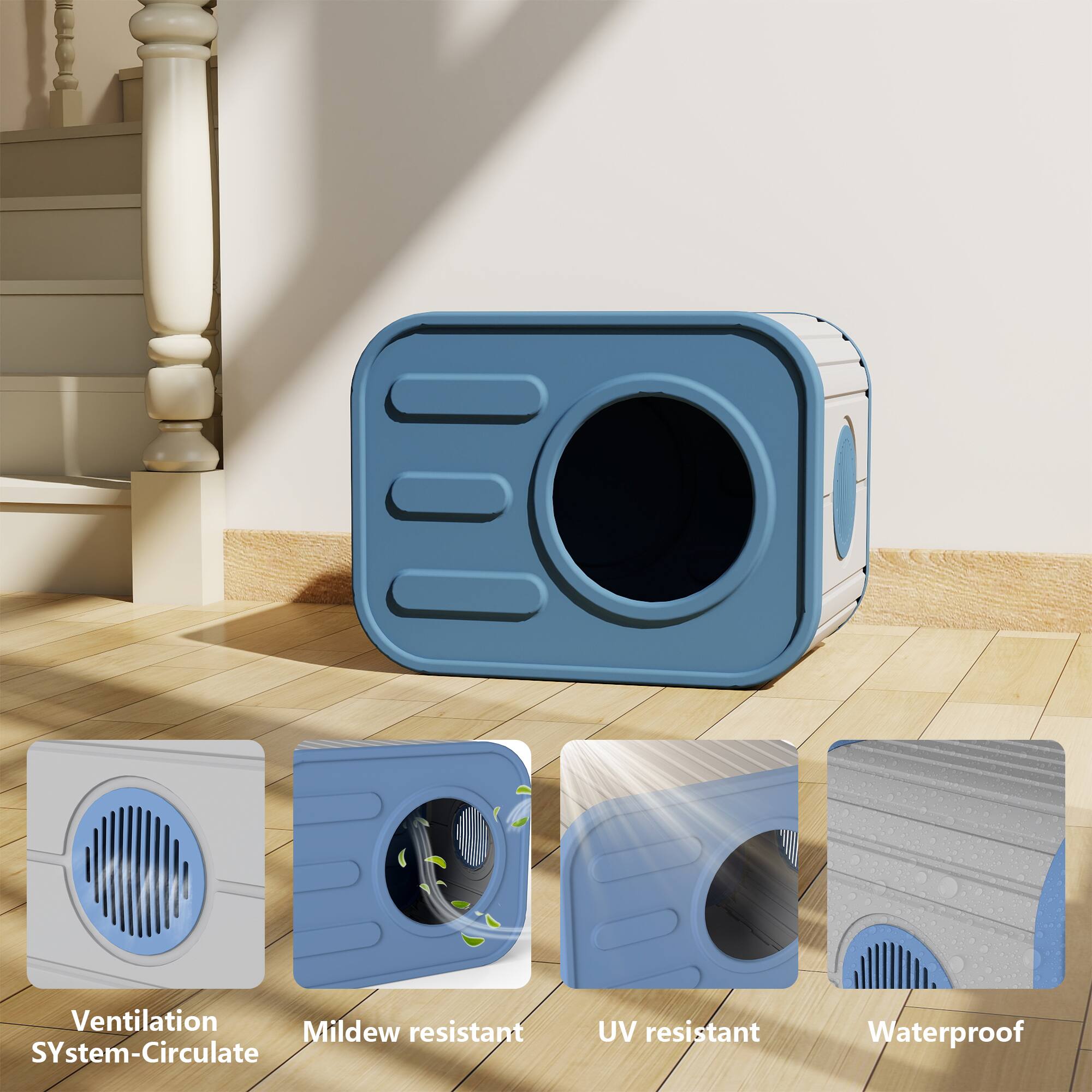 Ventilation System-Circulate  
Mildew resistant  
UV resistant  
Waterproof