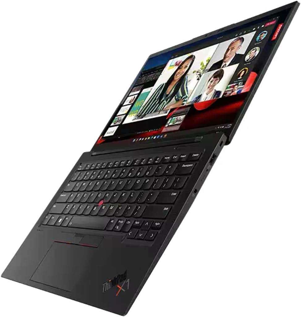 Back. Lenovo - Lenovo ThinkPad X1 Gen 12 Carbon Laptop 14" Touch dispaly with Intel Ultra 7 155U, 32GB LPDDR5X, 512GB SSD, Win 11 Pro) - Black.