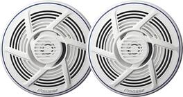 Pioneer - Nautica 6-1/2" 2-Way Marine Speakers with Water-Resistant IMPP Cones (Pair) - White