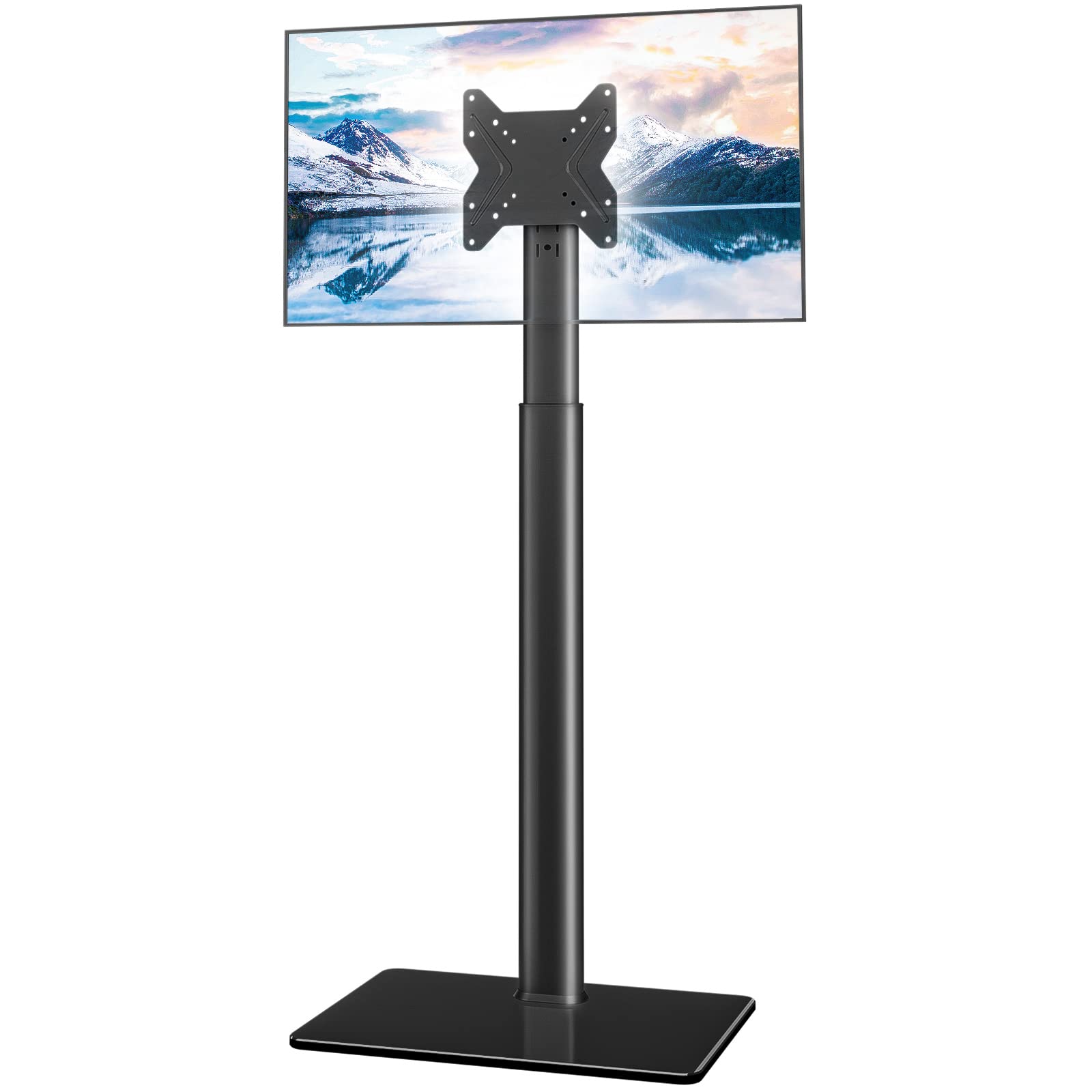 Hanke - Universal Tv Stand Monitor With Mount 100 Degree Swivel Height Adjustable And Tilt Function For 19 To Lcd L - 19"-43" SWIVEL FLOOR TV STAND