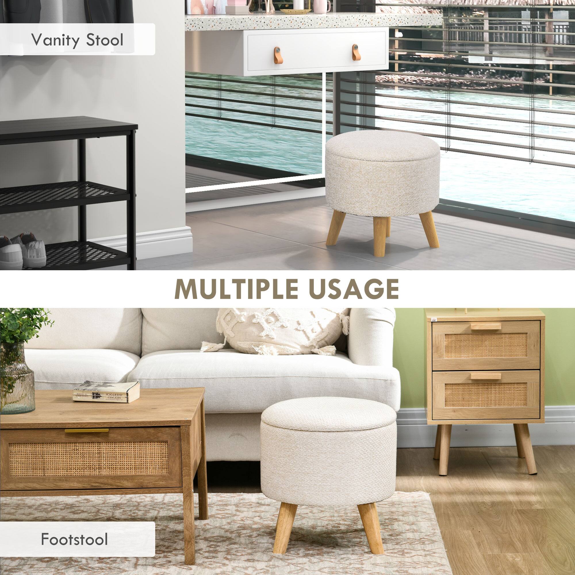Vanity Stool

MULTIPLE USAGE

Footstool