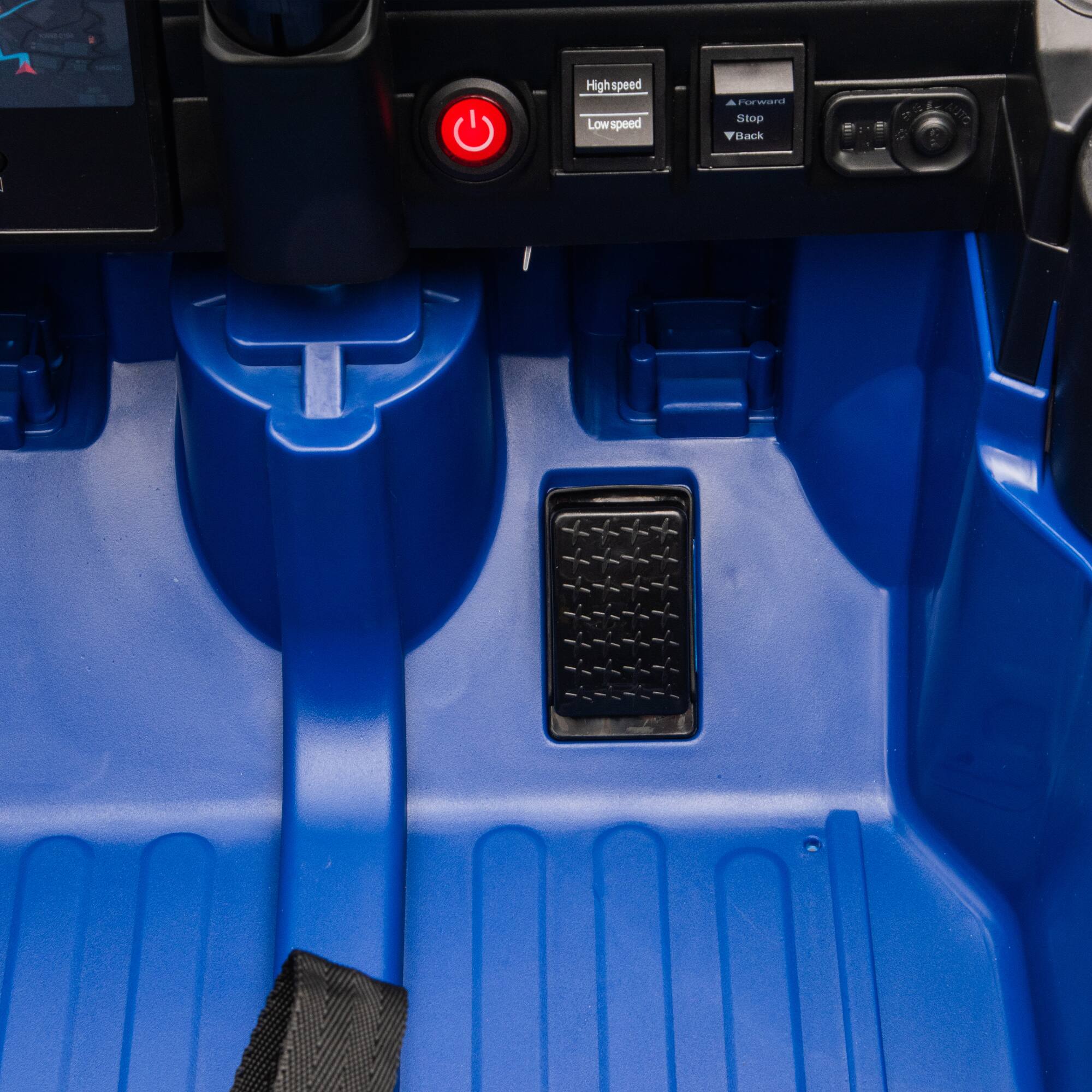 High speed  
Low speed  

Forward  
Stop  
Back  

Power button