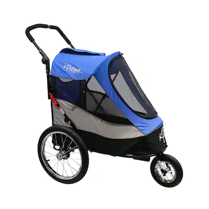 Front. Petique - Petique Trailblazer Jogger, Dog Cart for Medium Size Pets, Ventilated Pet Stroller for Cats & Dogs.