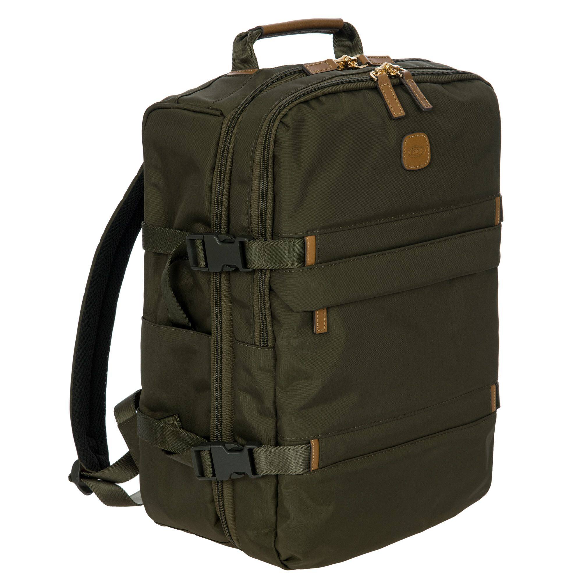 Angle. Bric's - X-travel Montagna Backpack, Olive - Olive.