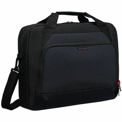 Front. Targus - Targus Classic EcoSmart CN418GL Carrying Case (Briefcase) for 17" to 18" Notebook - Black - TAA Compliant - Water - Black.