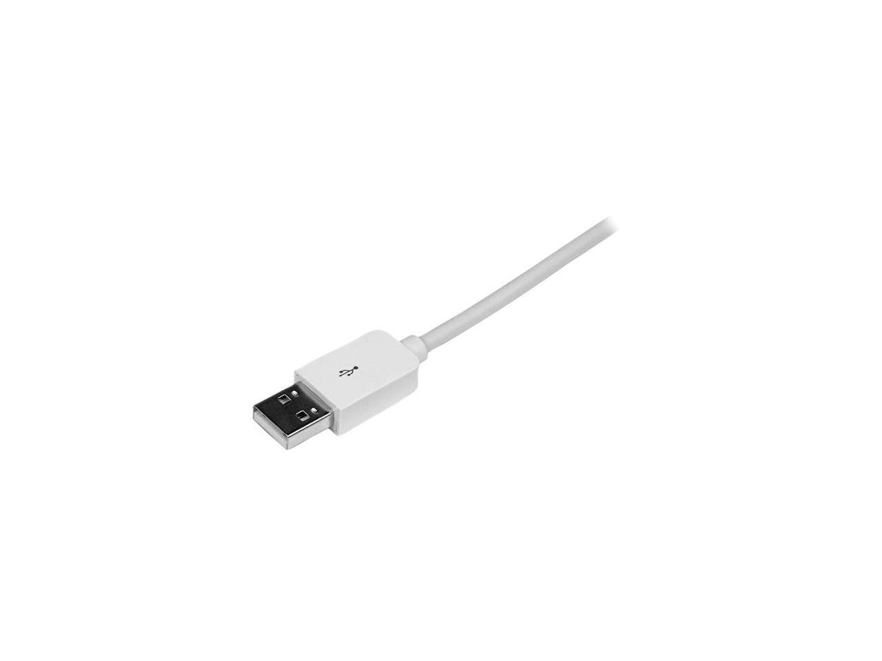 Alt View 2. StarTech.com - StarTech.com 2m White Lightning to USB Cable - Charge/Sync for iPhone/iPod/iPad.