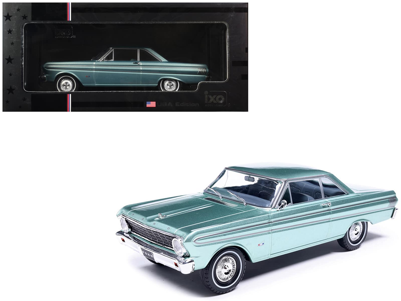 1964 Ford Falcon Dynasty Green Metallic 1/24 Diecast Model by IXO Models price history on PriceWatchPro