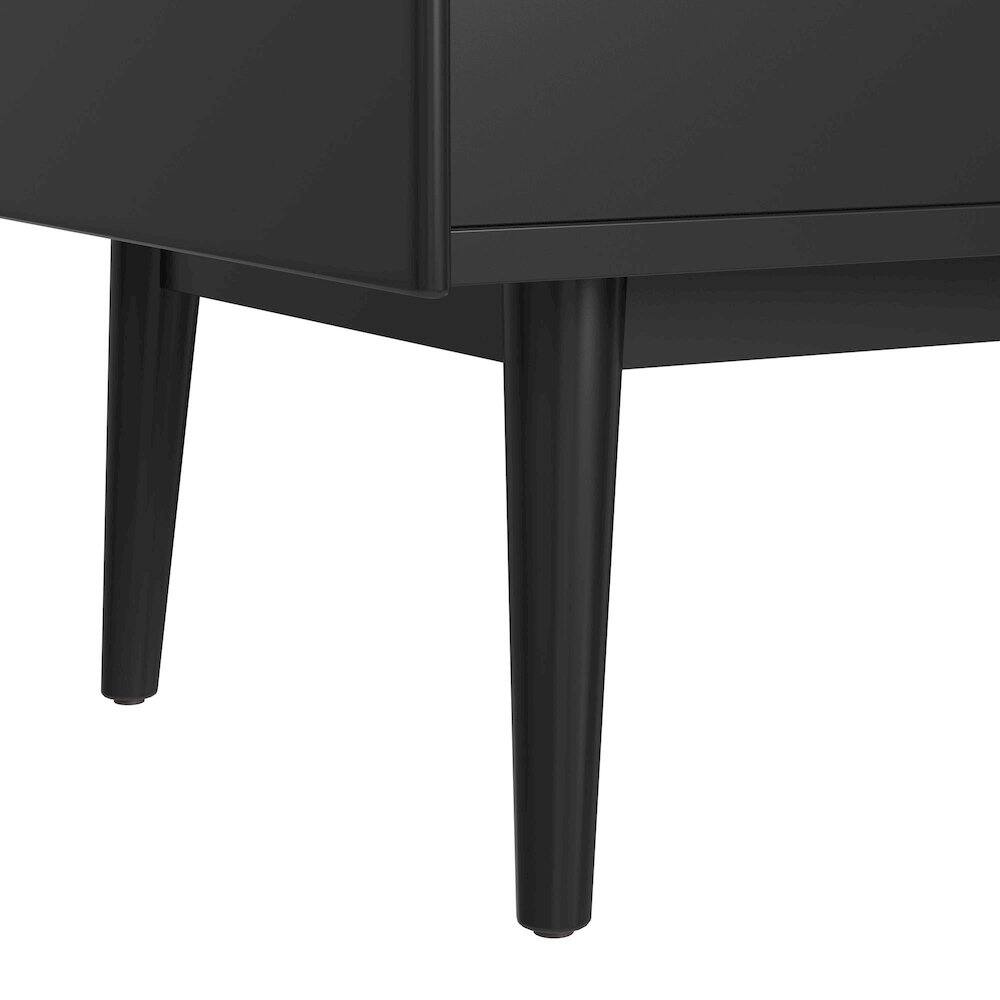 Alt View 4. Picket House Furnishings - Indina Coffee Table with White Marble and Lift-Top in Black - Black.