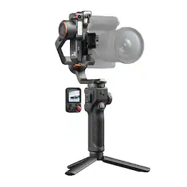 Hohem - iSteady MT3 Pro Gimbal Stabilizer w/ AI Tracking, Detachable Remote & Universal Compatibility with Cameras up to 5.5lbs - Black