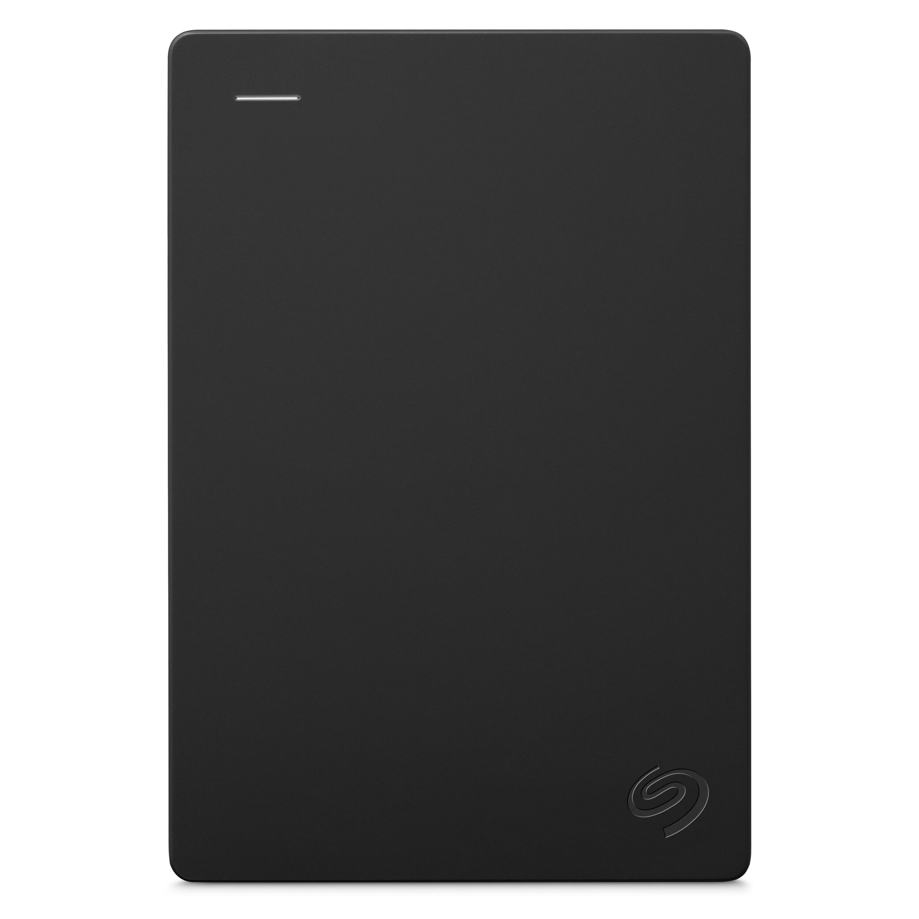 Angle. Seagate - 4TB External USB 3.0 Portable Hard Drive with Rescue Data Recovery Services - Black.