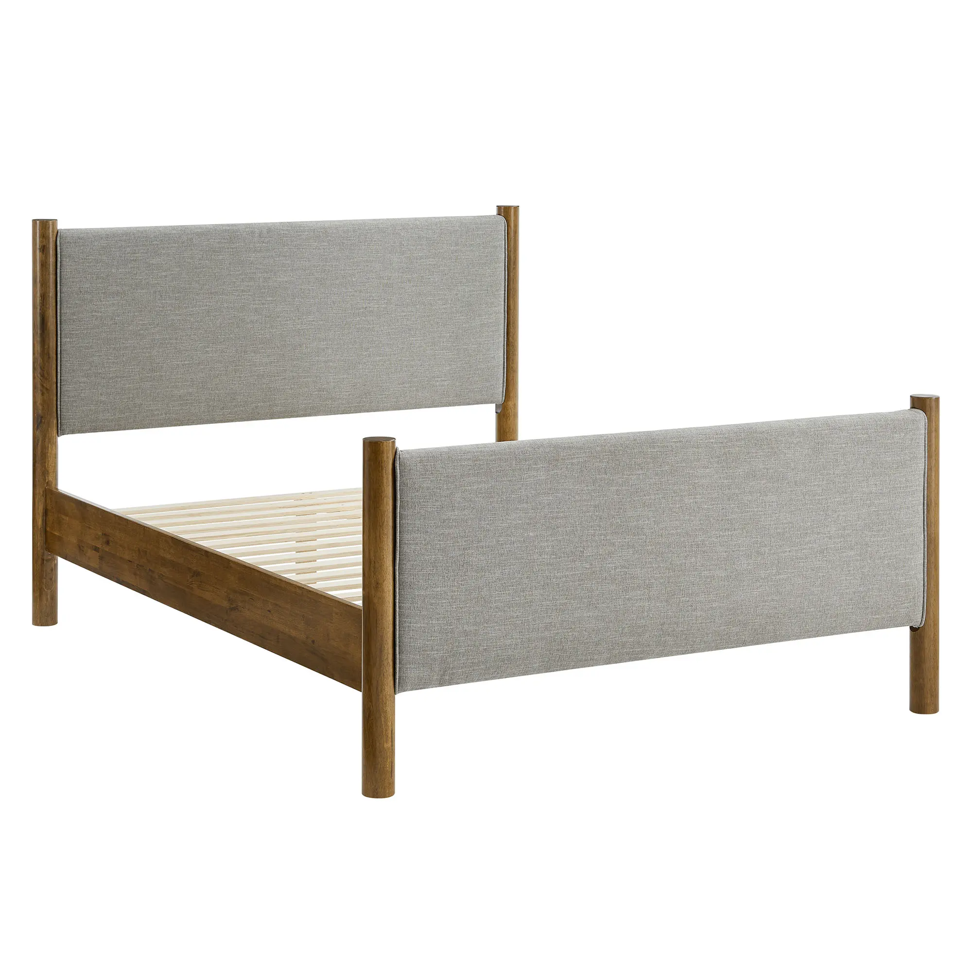Alt View 3. Modway - Alva Queen Wood Canopy Platform Bed - Brown.