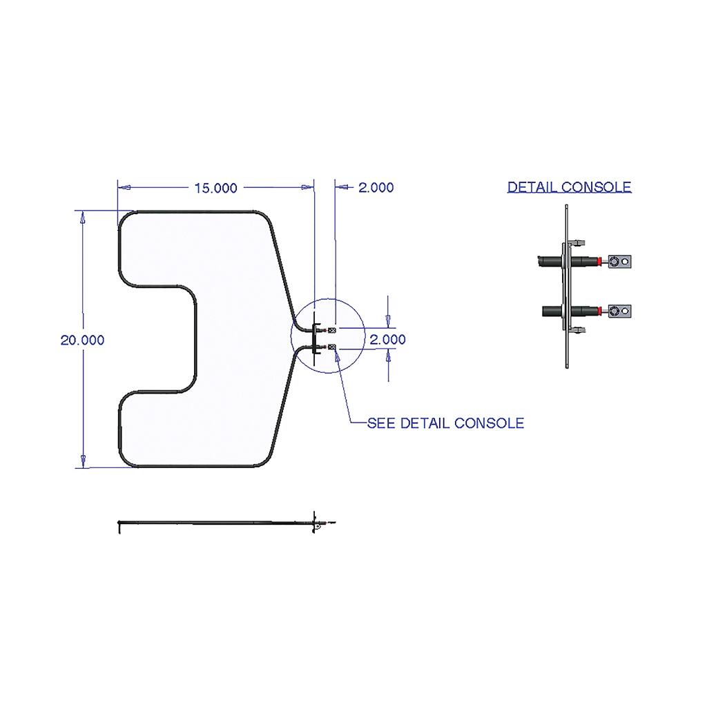 15.000, 2.000, DETAIL CONSOLE, 20.000, 2.000, SEE DETAIL CONSOLE