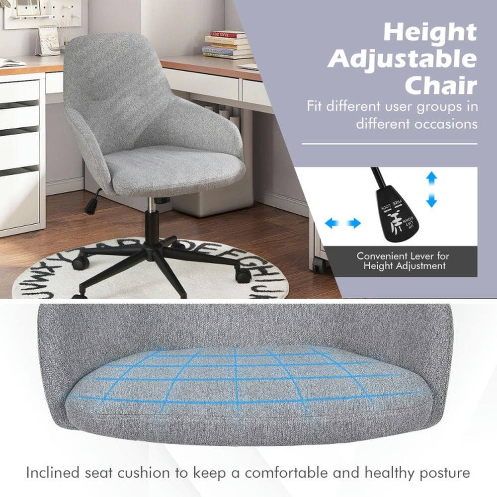 Height Adjustable Chair  
Fit different user groups in different occasions  

Convenient Lever for Height Adjustment  

Inclined seat cushion to keep a comfortable and healthy posture
