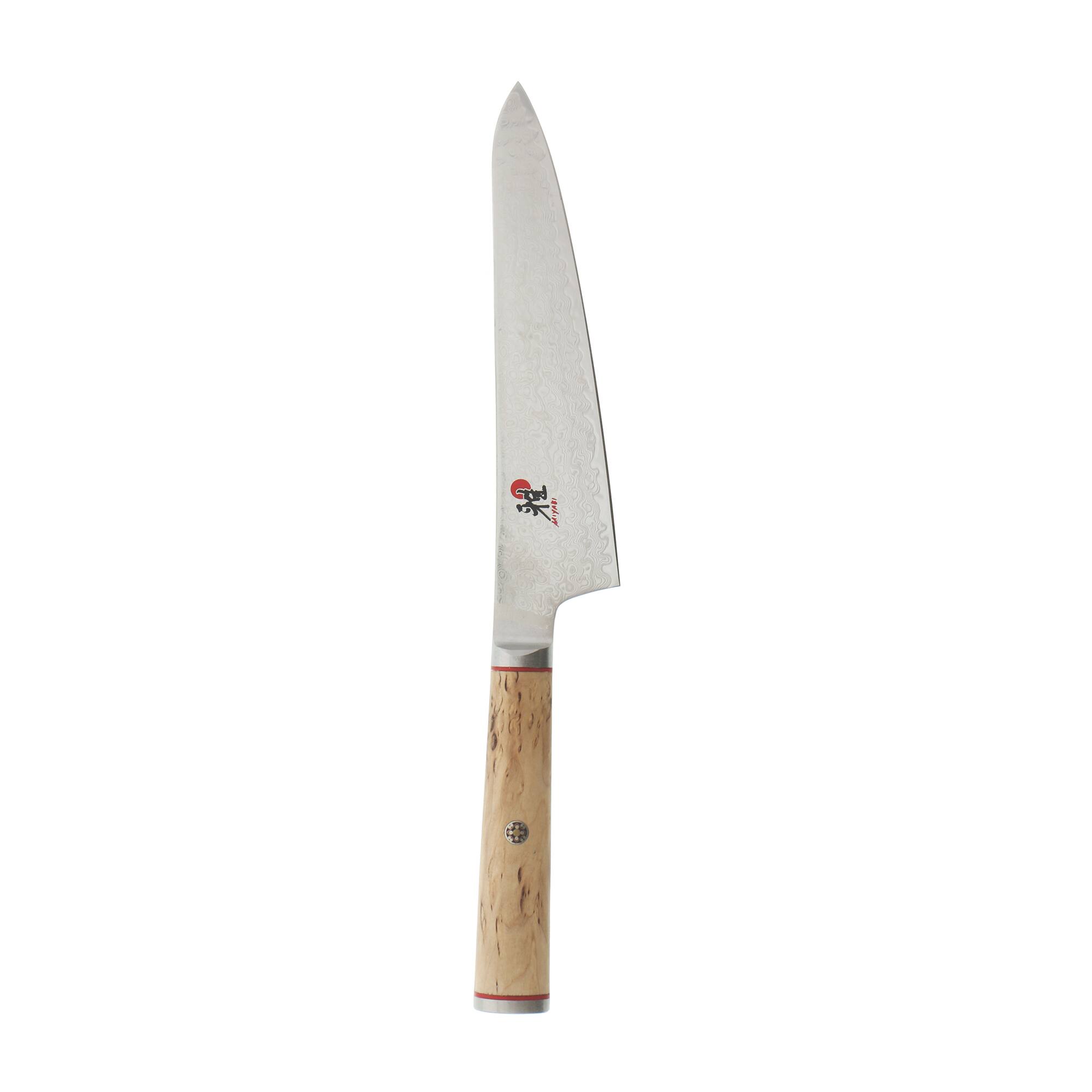 Front. Miyabi - Miyabi Birchwood SG2 5.5-inch Prep Knife - Stainless Steel.
