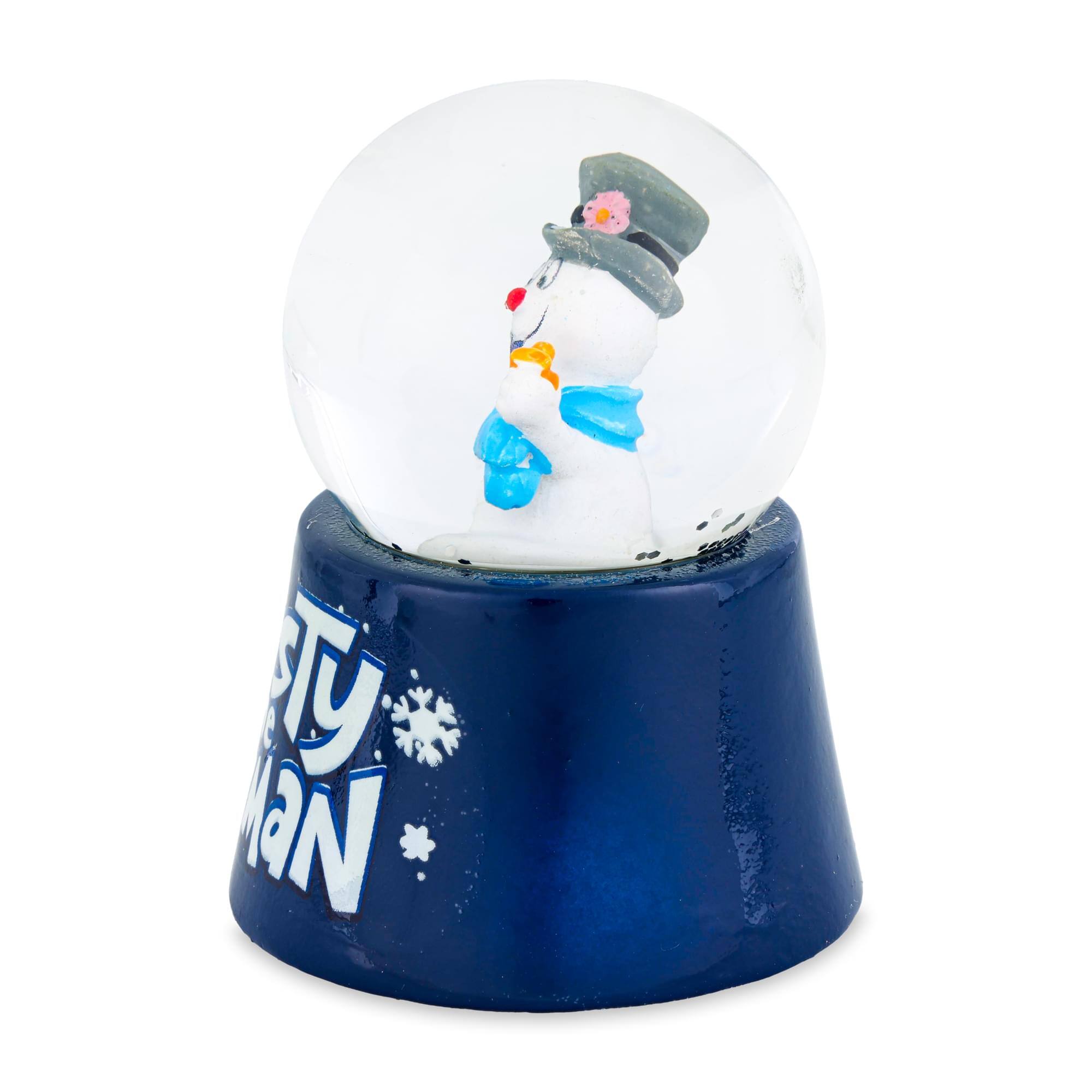 Alt View 10. Silver Buffalo - Frosty The Snowman 3-Inch Mini Light-Up Snow Globe - White.