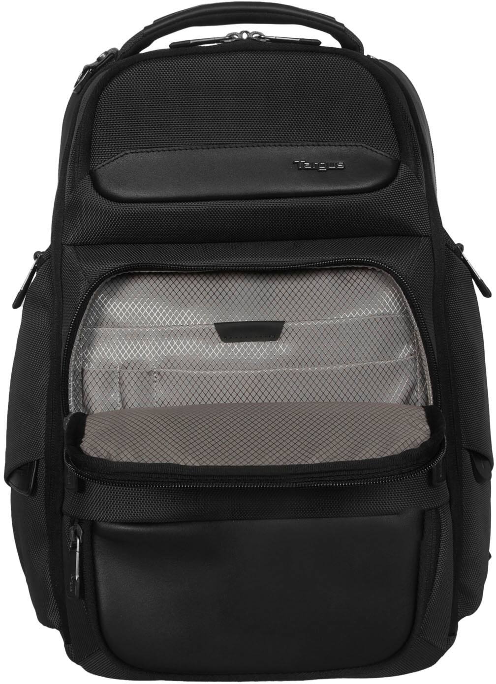 Alt View 2. Targus - 15-16” HeritageLuxe Backpack - Black.
