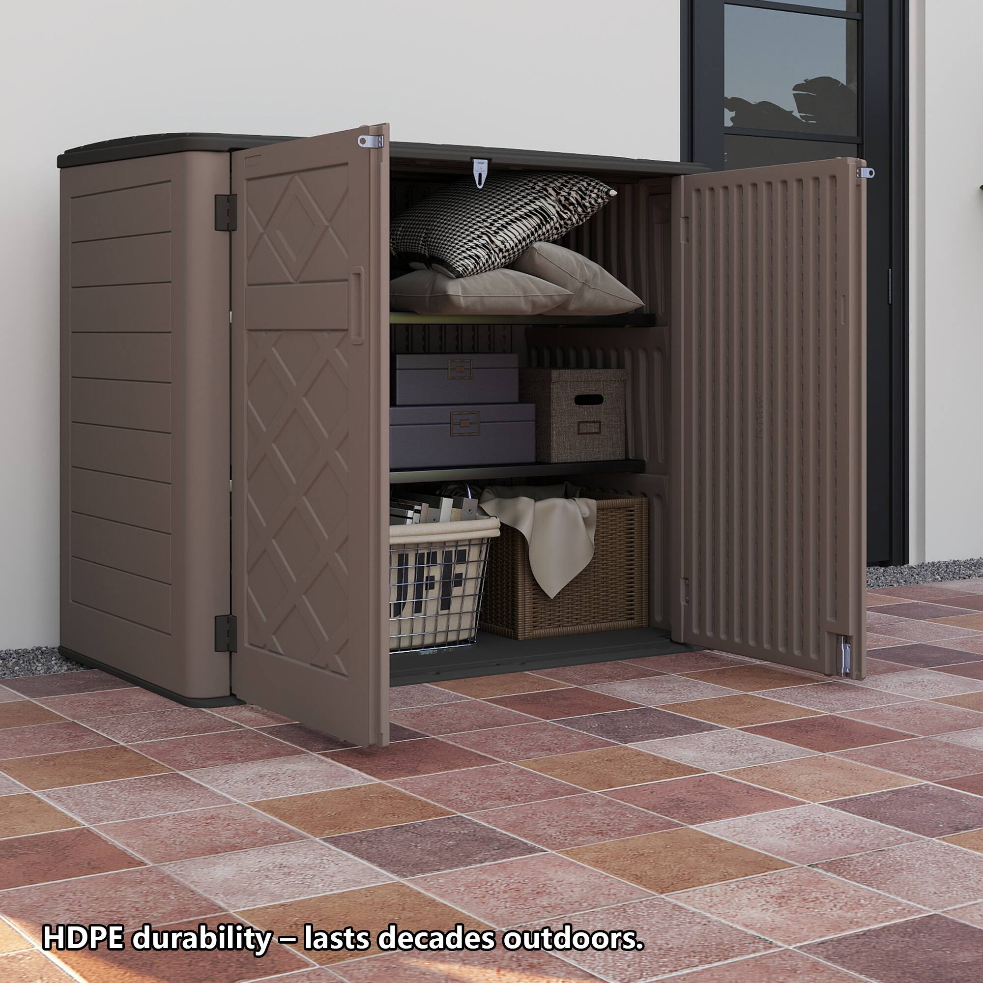 HDPE durability – lasts decades outdoors.