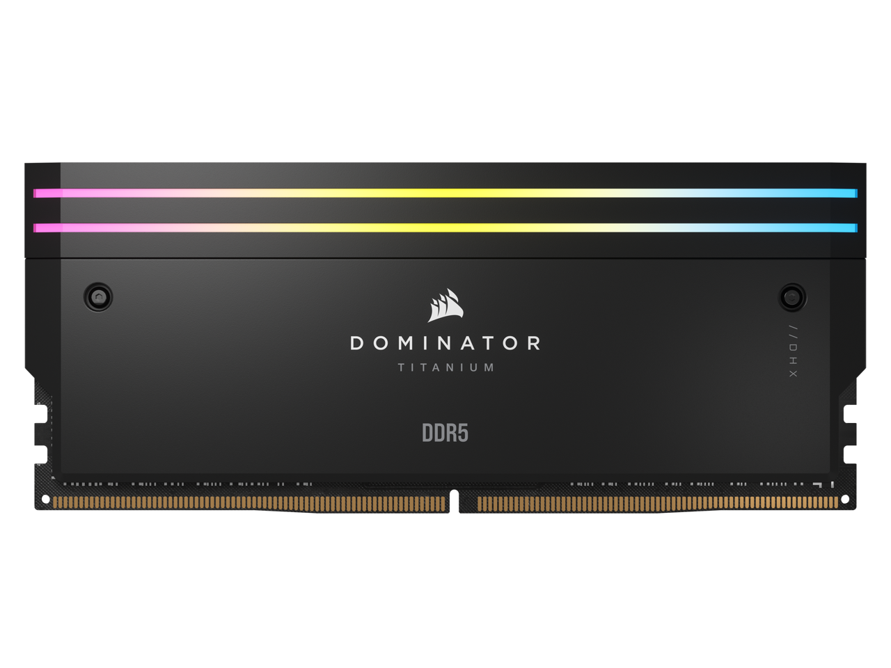 CORSAIR - Dominator Titanium 64GB (2 x 32GB) DDR5 6400 (PC5 51200) Desktop Memory Model CMP64GX5M2B6400C32 - Black