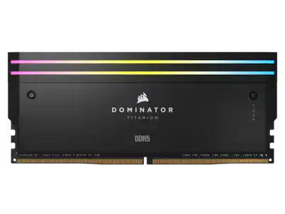 CORSAIR Dominator Titanium 64GB (2 x 32GB) DDR5 6400 (PC5 51200 CORSAIR Dominator Titanium 64GB (2 x 32GB) DDR5 6400 (PC5 51200