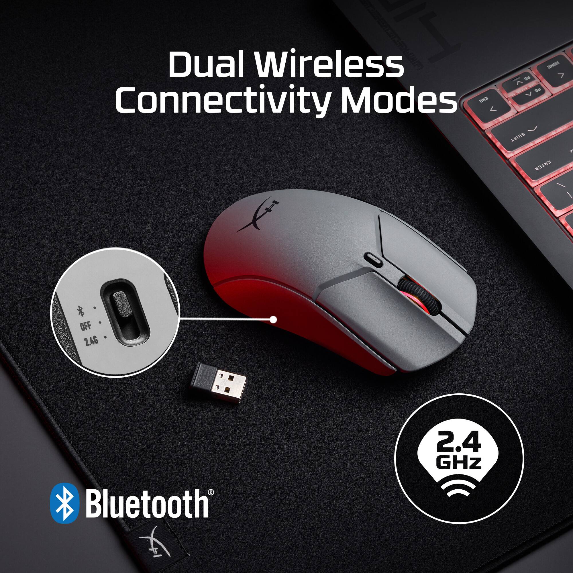 Dual Wireless Connectivity Modes - OFF 2.46 Bluetooth 2.4 GHz