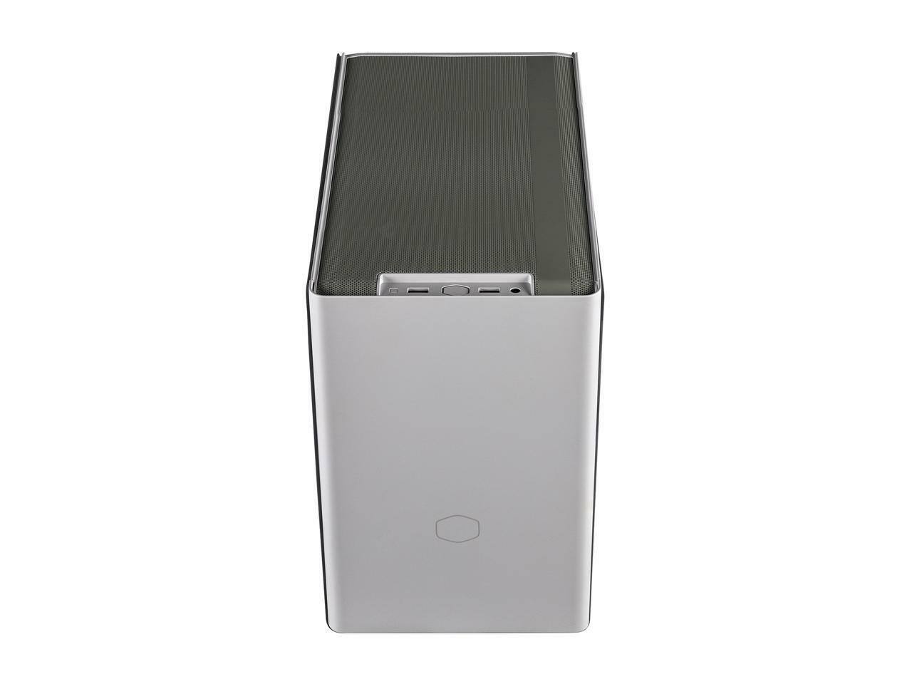 Back. Cooler Master - Cooler Master NR200 White SFF Mini-ITX Case, Vented Panel, Triple-slot GPU, Tool-Free, 360° Access - White.