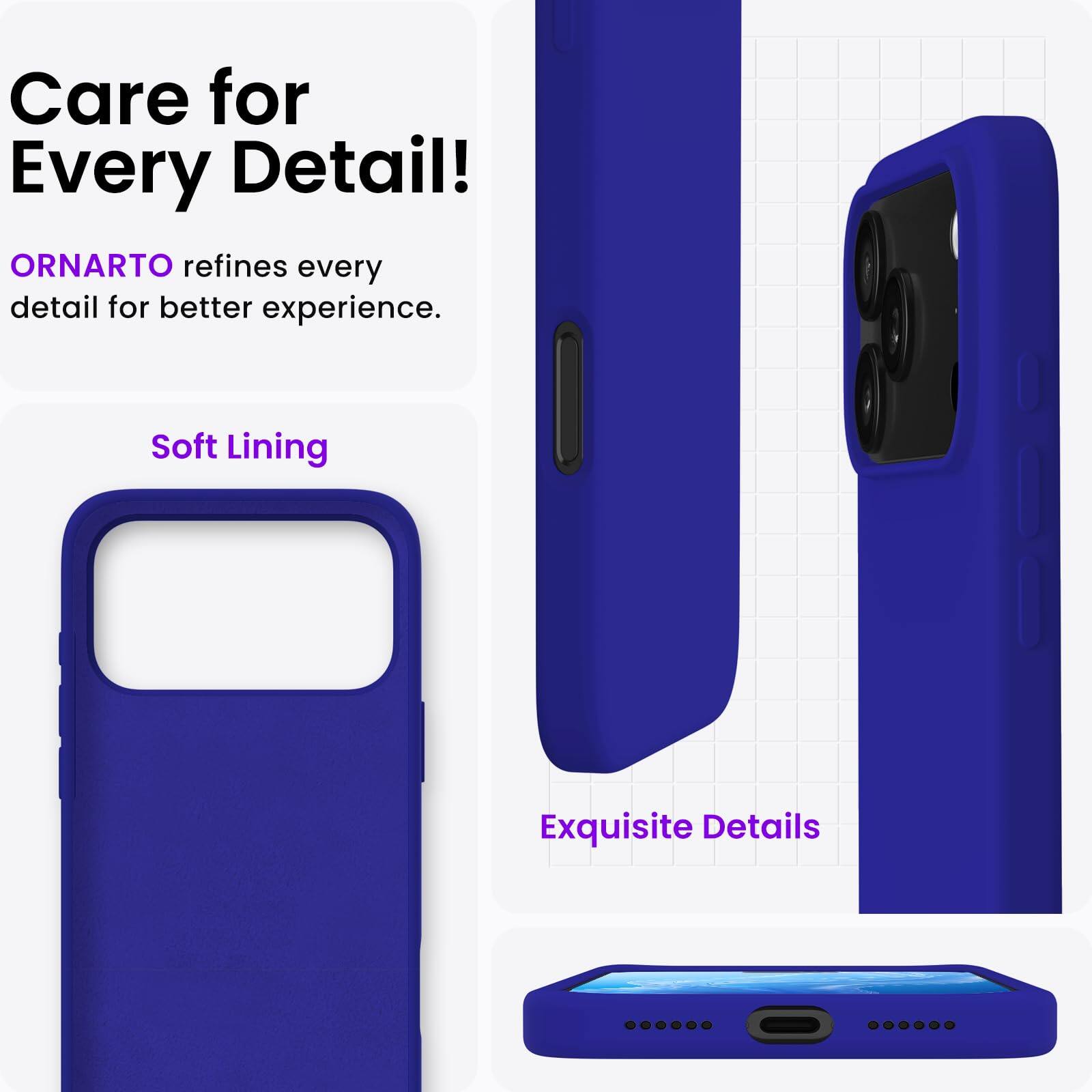 Care for Every Detail!  
ORNARTO refines every detail for better experience.  
Soft Lining  
Exquisite Details