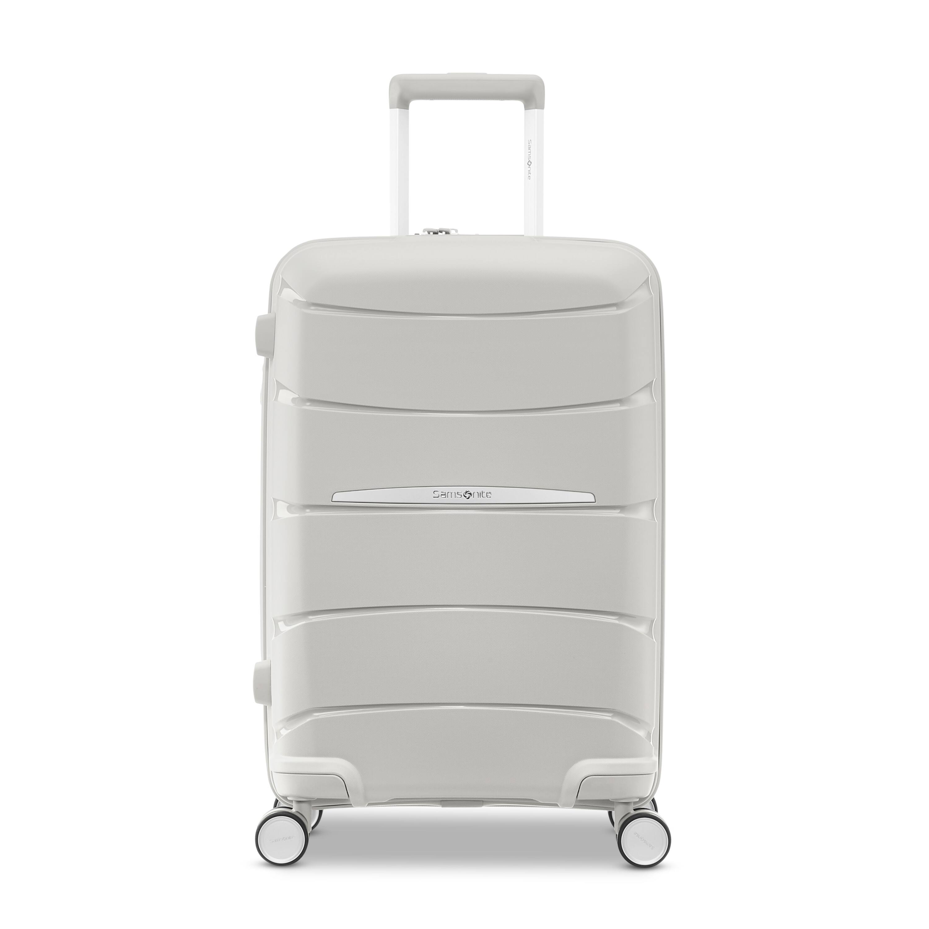 Back. Samsonite - Outline Pro Medium Spinner Suitcase - Stone Grey.