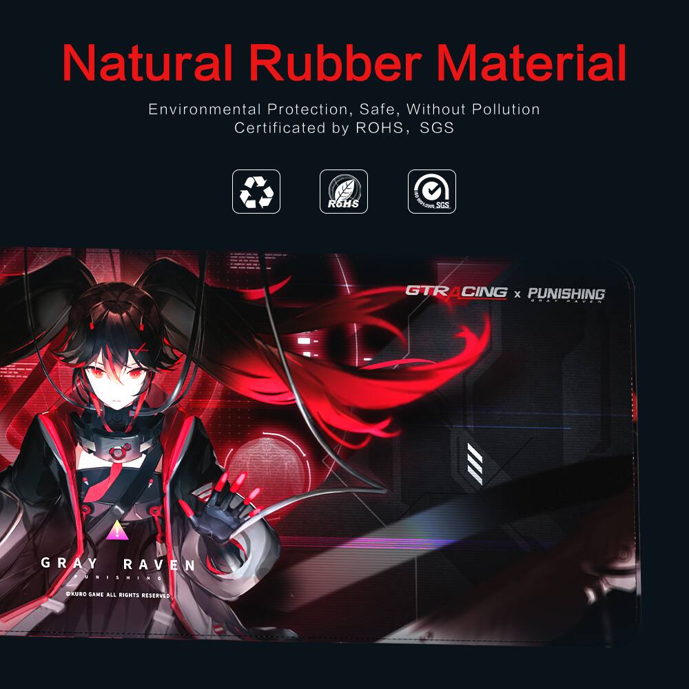 Back. CloudRest Pro - Gaming Mouse Pad Large GT876 PUNIShing - PUNIShing-Red.