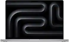 Front. Apple - MacBook Pro 16-inch Laptop - M5 Max chip with 18-core CPU and 40-core GPU - 48GB Memory - 2TB SSD - Silver.