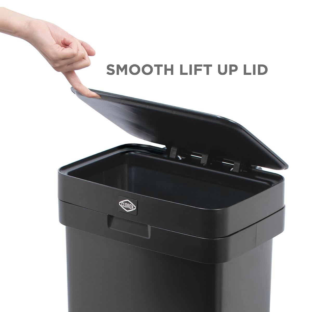 SMOOTH LIFT UP LID

CLOROX